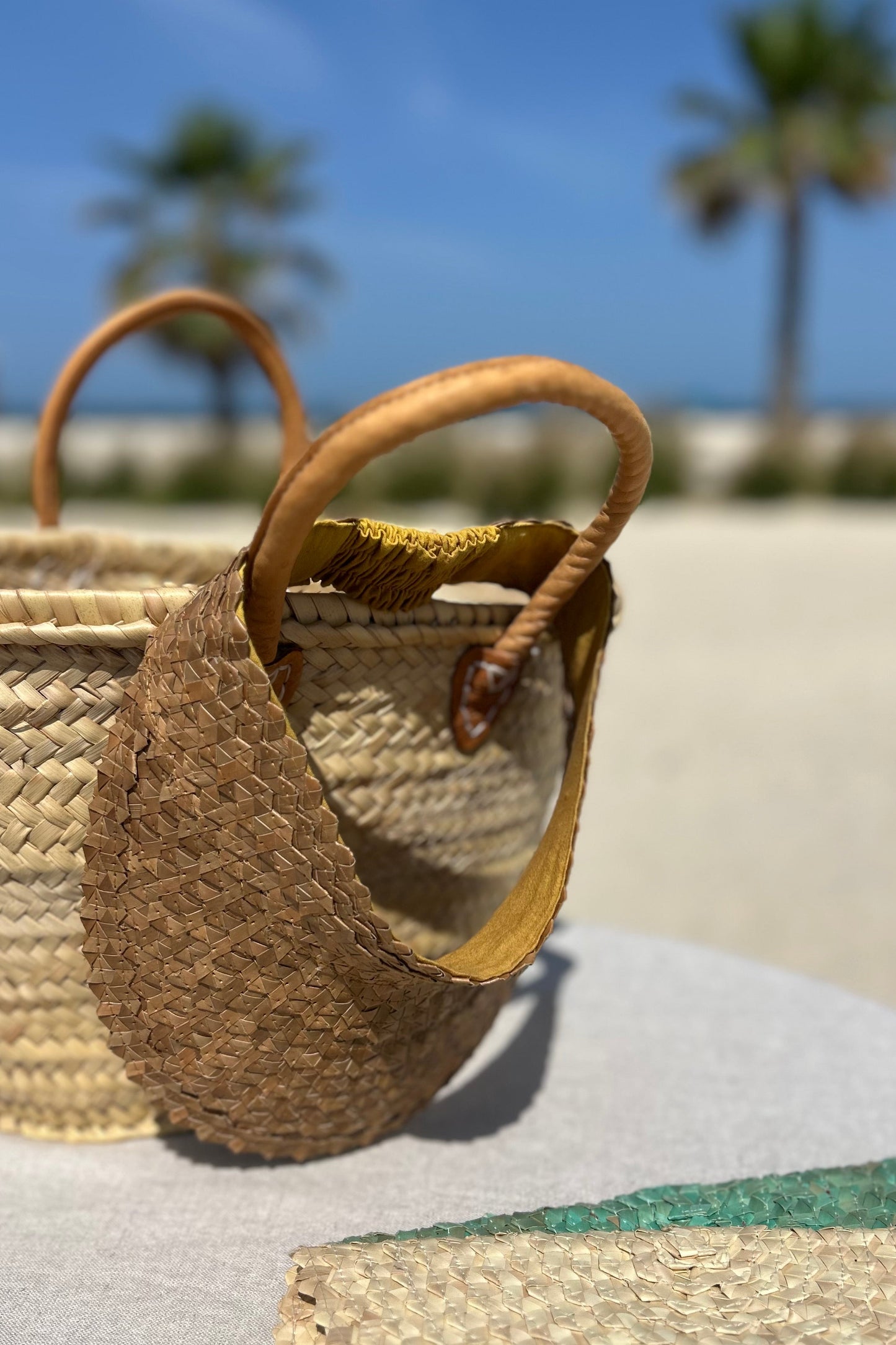 Woven Sun Visor tan