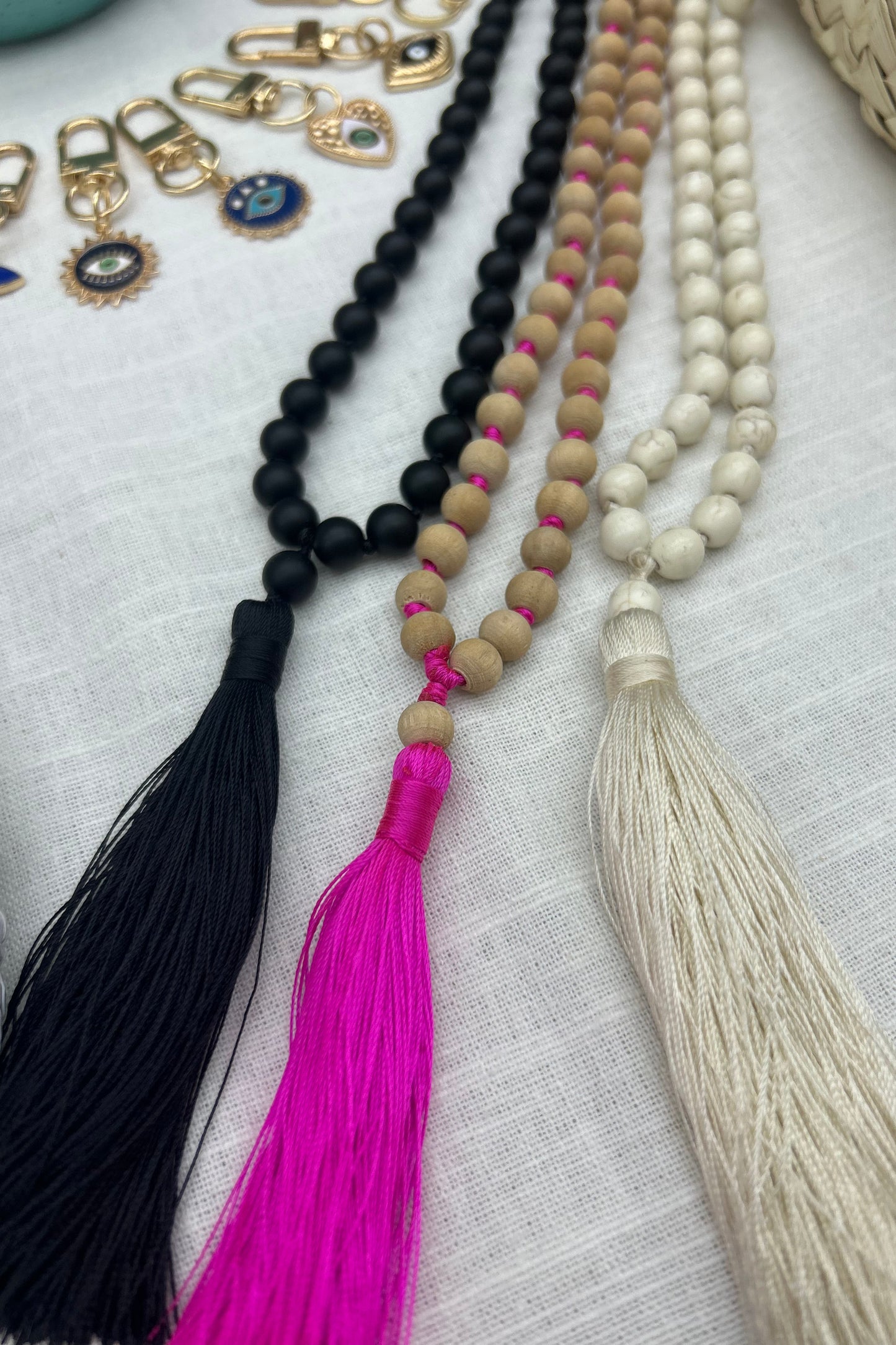 Necklace Pink tassel