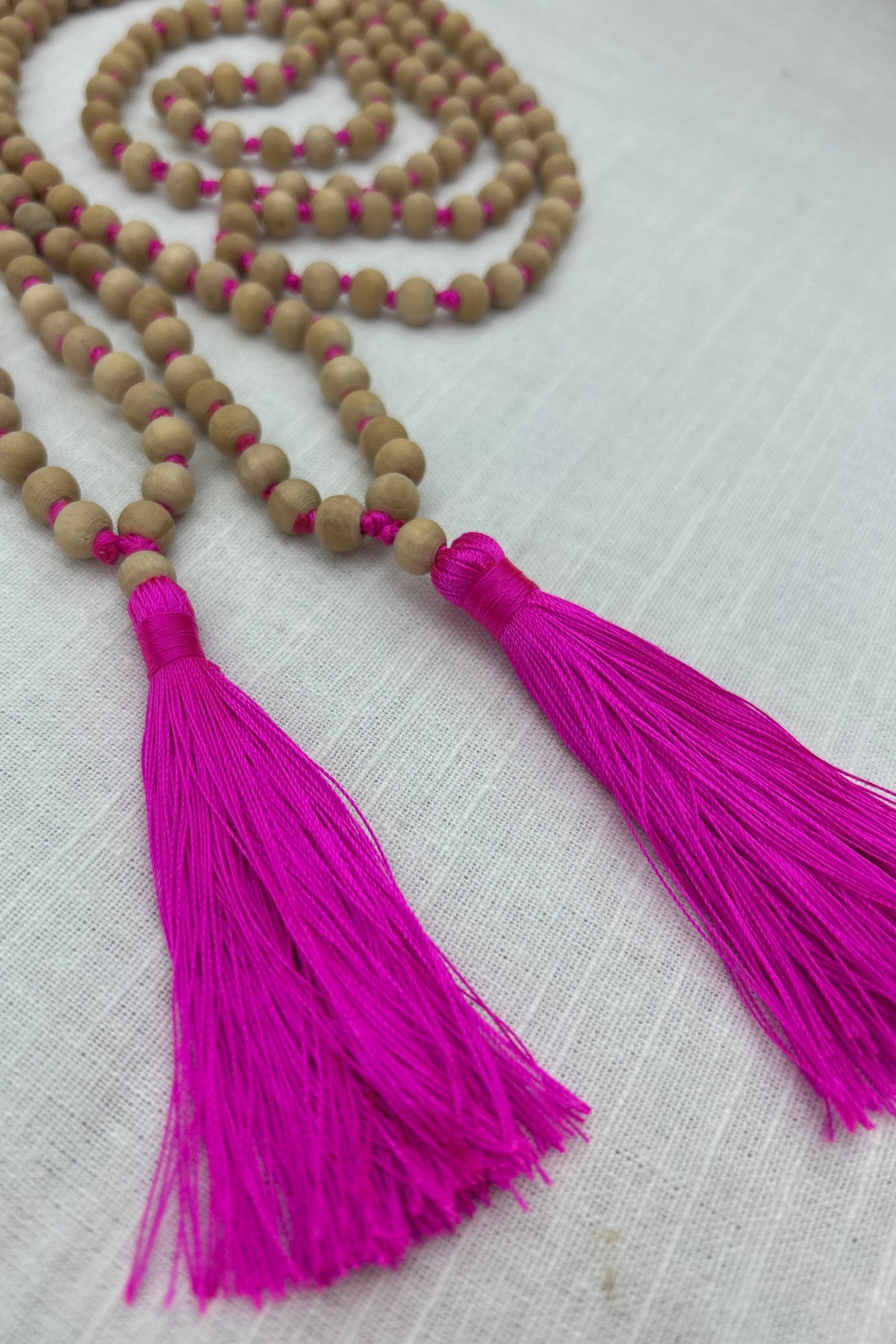 Necklace Pink tassel
